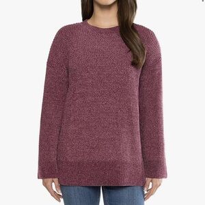 Matty M Ladies' Chenille Tunic Sweater, Crewneck, Ribbed Cuffs and Hem size XXL
